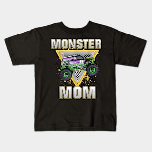 Monster Truck Mom Monster Truck Are My Jam Truck Lovers Kids T-Shirt